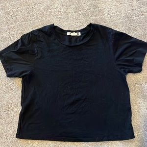 AMO babe tee. Size medium. Worn once. Black. 100% cotton